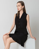 Gilet en Soie V-Neck 40 Momme